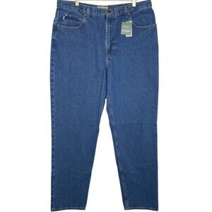 NWT LL Bean Double L Jeans Blue Classic Fit Straight Leg Denim Mens Size 38x32